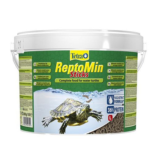 TetraReptoMin основной корм для черепах, палочки 10 л