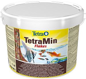 TetraMin основной корм для всех видов аквариумных рыб, хлопья 10&nbsp;л