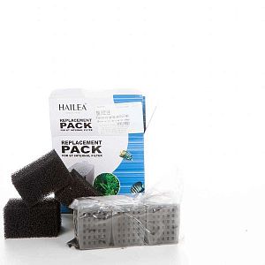Сменные картриджи Hailea для BEAUT-400, 3 кассеты с углём и 3 губки