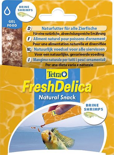 Tetra FreshDelica Brine Shrimps натуральный корм, желе креветка 48 г