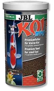 JBL Koi mini корм для молодых карпов Кои (10−20 см), гранулы 1000 мл