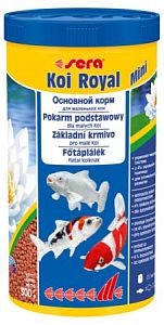 Корм основной Sera KOI ROYAL ST mini для кои до 12 см, гранулы 1 л