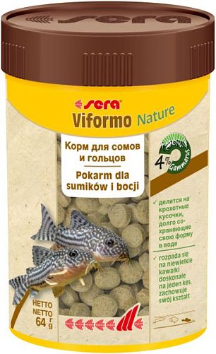 Основной корм Sera VIFORMO для придонных рыб, таблетки 275 шт., 100 мл