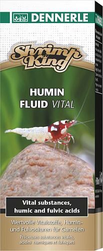 Добавка гуминовых кислот Dennerle Shrimp King Humin Fluid Vital для аквариумов с пресноводными креветками, 100 мл