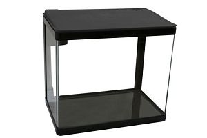 Аквариум PRIME с&nbsp;LED светильником, фильтром и&nbsp;кормушкой, черный, 15&nbsp;л