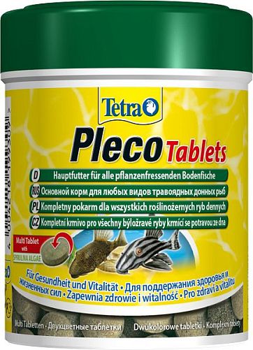 TetraPlecoTablets основной корм для сомиков и "водорослеедов" со спирулиной, таблетки 275 шт.
