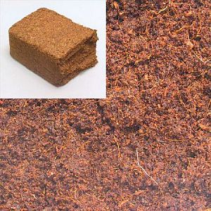 Натуральная субстрат JBL TerraCoco Compact кокосовые чипсы для террариумов, брикет 450&nbsp;г