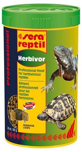 Sera Reptil Profess. Herbivor корм для растительноядных рептилий, 250 мл