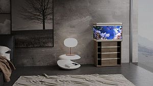 Морской аквариум с тумбой STELLEX AQUA 135, 135 л, 81х38×132 см