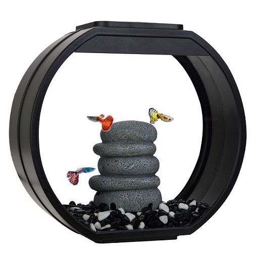 Аквариум AA-Aquariums "Deco O Mini UPG", 10 л, черный, 334х142х310 мм