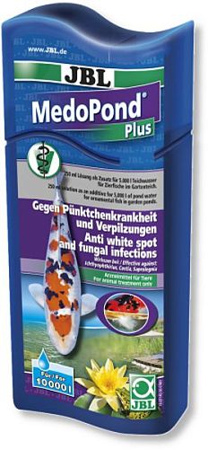 JBL MedoPond Plus препарат для борьбы с бактериальными и грибковыми инфекциями прудовых рыб, 500 мл