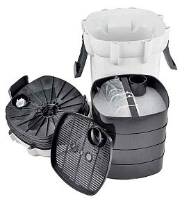 Внешний канистровый фильтр SunSun HW-303B с UV стерилизатором, 3 корзины, 35 Вт, 1400 л/ч