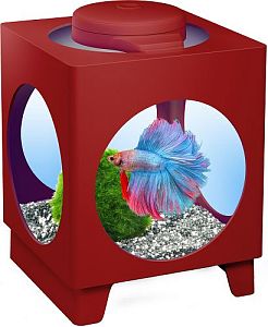 Аквариум Tetra Betta Projector бородовый, свет на батарейках, 1,8 л