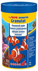 Sera GranuMarin основной корм для морских рыб, гранулы 250 мл