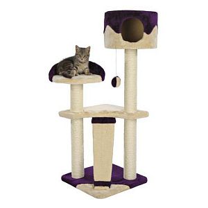 Домик TRIXIE «Carla» для кошки, 104 см, беж, фиолетовый