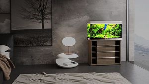 Пресноводный аквариум с тумбой STELLEX AQUA 200, 200 л, 101×41×136 см