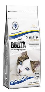 Корм BOZITA Feline Funktion Grain Free Single Protein Chicken беззерновой для взрослых и растущих кошек