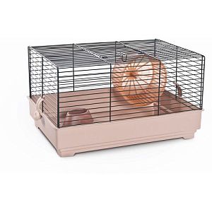 Pet Inn Клетка WINNI для грызунов, колесо+миска, 40х28×22 см