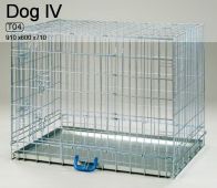 Клетка INTER ZOO DOG IV разборная для собак, 910x600x710 мм