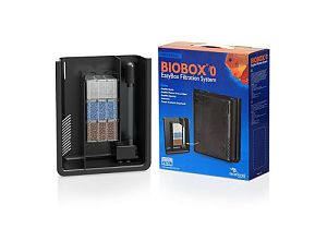 Внутренний аквариумный фильтр AQUATLANTIS BIOBOX 0 черный, 3 картриджа XS, 200 л/ч