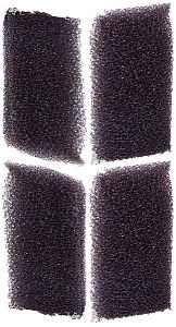 Tetratec CF 400/600 plus угольные сменные губки для фильтров IN 400/600 plus, 4 шт.