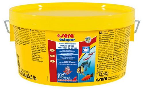 Кондиционер Sera ECTOPUR профилактический для аквариумных рыб, 2,5 кг