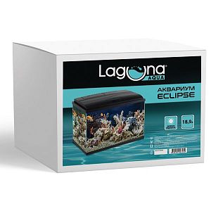 Аквариум Laguna Eclipse, черный, 18,9&nbsp;л, черный, 412х208&times;254&nbsp;мм