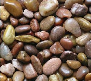 Галька шлифованная АкваГрунт для аквариума, 5−10 мм, Красная, 1 кг