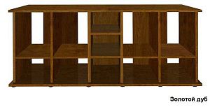 Подставка без дверок Biodesign АТОЛЛ 1000 чёрная шагрень, влагостойкая плита ЛДСП 16/22 мм, 201х66×82 см