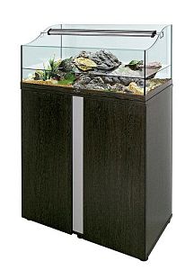 Подставка Biodesign для Turt-House Aqua 85/IWAGUMI 85, две дверки, венге, 85x45×82 см
