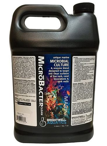 Бактериальная смесь Brightwell Aquatics MicroBacter Clean для очищения камней, 4 л