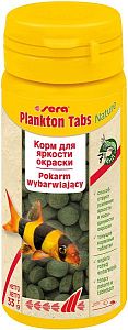Корм Sera PLANKTON TABS для яркой окраски придонных рыб, таблетки 130 шт., 50 мл