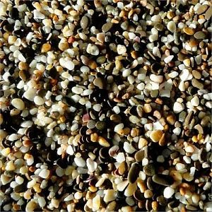 Грунт природный Галька морская GLOXY №0 4−8мм, 5 кг