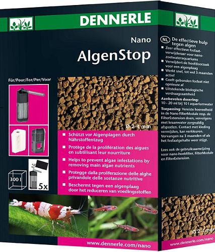 Антифос Dennerle Nano AlgenStop для миниатюрных фильтров, 300 мл