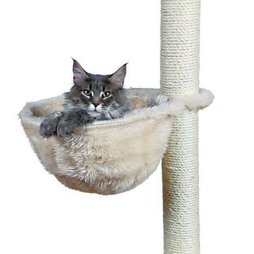 Лежак TRIXIE для кошки к домику, D 38 см, кремовый