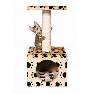 Домик TRIXIE «Zamora» для кошки, «кошачьи лапки», высота 61 см, бежевый