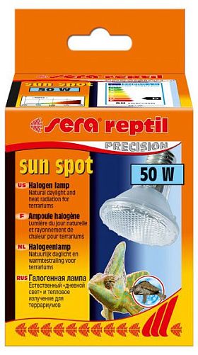 Лампа Sera reptil sun spot, 50 Вт