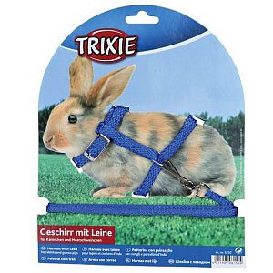 Шлейка TRIXIE для грызунов (для кроликов), 8 мм, 1,2 м