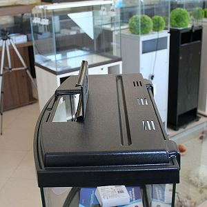 Аквариум КЛАССИК 50R золотой орех, панорамный, светильник LED 8,1&nbsp;Вт, комплект оборудования