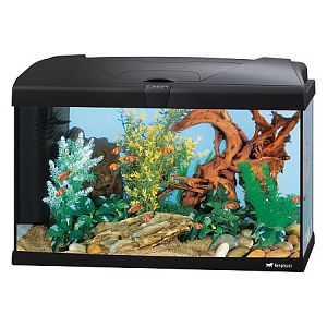 Аквариум Ferplast CAPRI 80 черный, 100 л