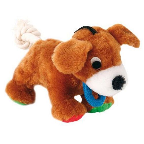 Игрушка TRIXIE "Плюшевая собака" для щенков, 17 см