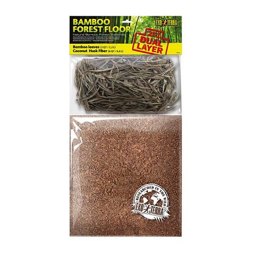 Грунт Exo Terra Bamboo Forest Floor 2 в 1 для террариума, бамбук и кокос, 2,2 л и 6,6 л