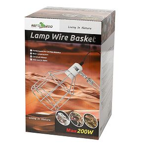 Светильник Repti-Zoo на зажиме, металлическая сетка, 200 Вт, 142 мм