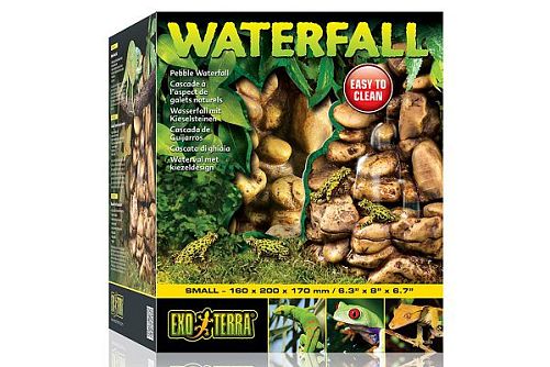 Водопад с помпой Exo Terra Natural Waterfall для рептилий, 16x20x17 см