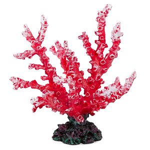 Коралл искусственный Laguna «Монтипора», красный, 180х115×190 мм