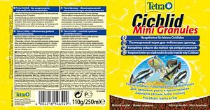 TetraCichlid Mini Granules корм для небольших цихлид, гранулы 250 мл