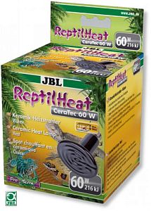 Керамический излучатель тепла JBL ReptilHeat для террариумов, 150 Вт