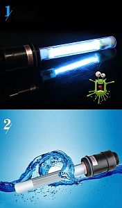 Ультрафиолетовый стерилизатор SUNSUN CUV-405&nbsp;для аквариумов, 5&nbsp;Вт