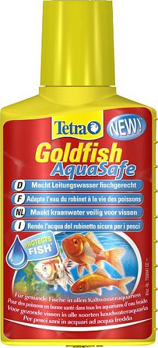 Tetra AquaSafe GF средство для подготовки воды с золотыми рыбками, 100 мл