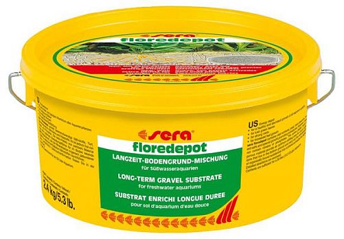 Sera FLOREDEPOT питательный грунт для ухода за растениями, 2,4 кг